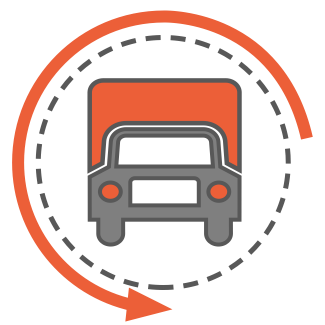 icon showing a truck